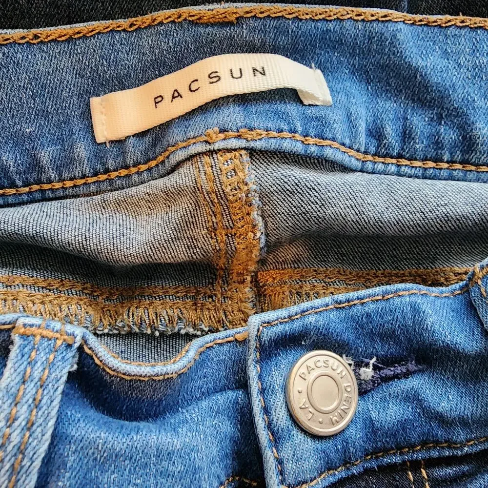 PacSun Two Panel Hi-Rise Ankle Jegging Blue Size 23
